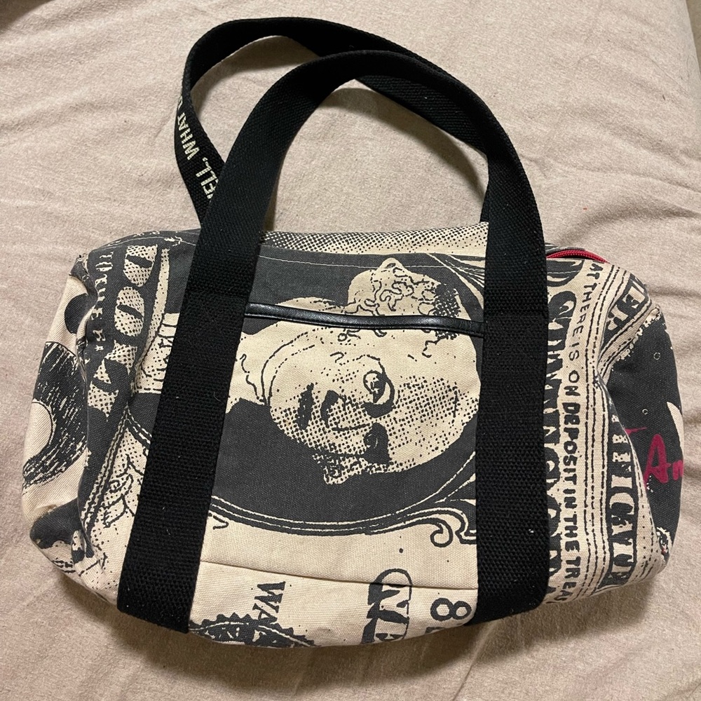 ANDY WARHOL SMALL MONEY DUFFLE BAG